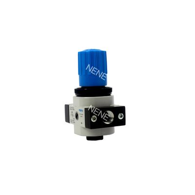 LR-3/8-D-MINI Festo 162580 مع مقياس 0.5-12 بار منظم ضغط سبيكة الزنك G3/8 1700L / min عقدة دوارة قابلة للقفل