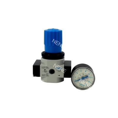 فلتر هواء فيستو LR-1/4-D-MINI 159625 منظم ضغط الهواء بغلاف من سبائك الزنك مع مقياس منفذ G1/4 نطاق ضغط 0.5-12 بار 1500 لتر/دقيقة