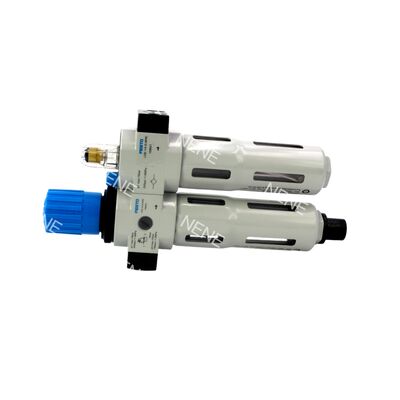 وحدة FRC تعمل بالهواء المضغوط G1/8 0.5-12 بار Festo FRC-1/8-D-MINI-A-MPA 8002270 من سبائك الزنك 40 ميكرومتر تصريف أوتوماتيكي بالكامل مع مقياس MPA