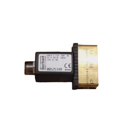 صمام التشغيل الصناعي المباشر 00126091 ، Burkert 6013 النموذج ، التصميم المغلق عادة ، 3.0mm ثقب ، اتصال G1 / 8 ، 24VDC ، 0-6bar مع FKM الحجاب