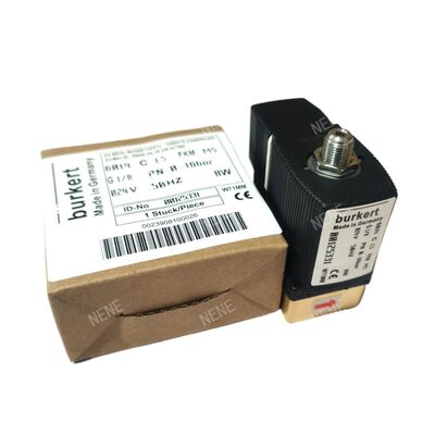 صمام الملف اللولبي ذو التشغيل المباشر 2/2 NC 00125304، منفذ G1/4 بوصة، فتحة تدفق 3.0، صمام نحاسي محكم الإغلاق بـ FKM، طاقة صناعية 220 فولت تيار متردد، ضغط تشغيل 10 بار