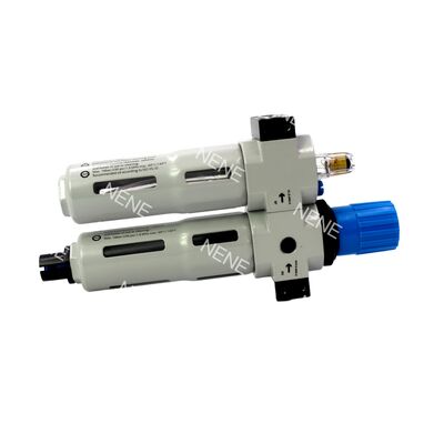 وحدة FRL هوائية FRC-1/4-D-7-MINI-A-MPA 8002345 بغلاف مصبوب من الزنك، فلتر 40 ميكرومتر، G1/4، تصريف أوتوماتيكي بالكامل، 0.5-7 بار، FESTO مع مقياس MPA، 1300 لتر/دقيقة