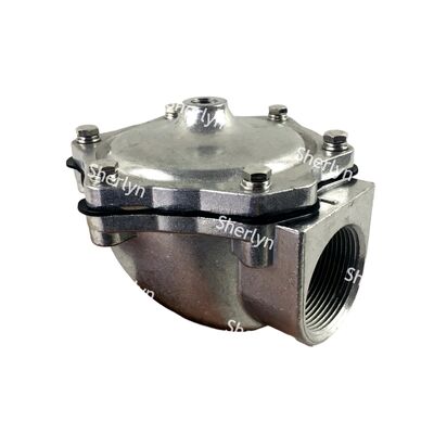 ASCO G353A045 1.5 "NPT الصمام النابض للجسم الألومنيوم النبض النفاث، نوع الحجاب الحاجز الذي يتم تشغيله بواسطة الطيار لنظام جمع الغبار الصناعي