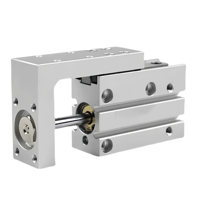 محرك هوائي خطي مزدوج التمثيل مع وسادة مرنة FESTO SLS Series أسطوانة منزلق صغيرة SLS-6-30-P-A #170490 تجويف 6 مم 30 مم دليل قفص كروي عالي الدقة