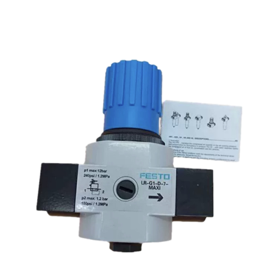 LR-1/2-D-MAXI مقيّم ضغط حجم FESTO MAXI الأصلي لنظام الهواء المضغوط المركزي للمصنع