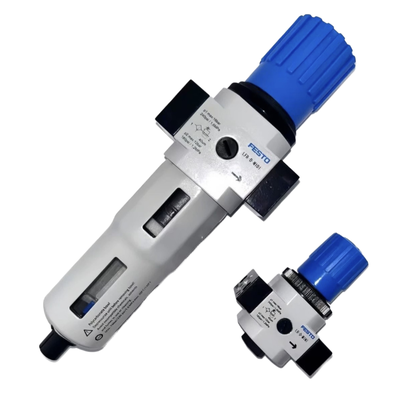 FESTO LF-1/2-D-MAXI 186463 فلتر هواء مضغوط مصنوع من سبائك الزنك، ترشيح 40 ميكرومتر، تصريف يدوي، ضغط عمل 0.5-12 بار
