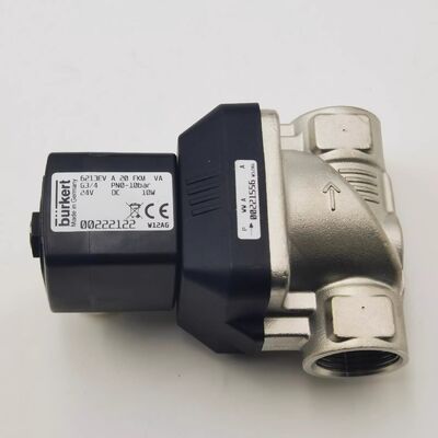 00322532 '00322533 '00322534 BURKERT صمام يعمل بالفولينويد ذو نوع اتصال متداول يحتوي على وقت استجابة 10-15 ms مناسب لأنظمة الأتمتة الدقيقة