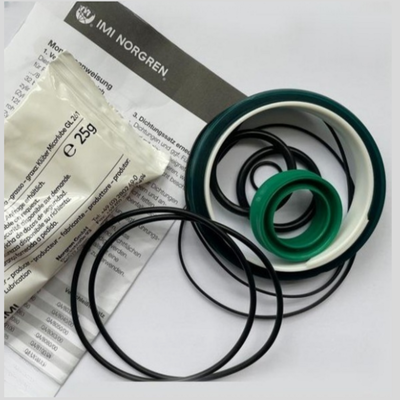 Norgren QA Series 160mm Bore Cylinder Seal Kit with Polyurethane Seals and 10-Year Shelf Life for RA/8000 PRA/8000 Cylinders