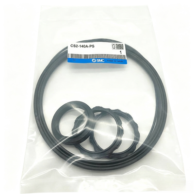 SMC Pneumatic Cylinder Service Kit CS1‑200A‑PS / CS2‑200A‑PS Precisely Sized Sealing Components Fix Rod And Piston Air Leakage For Steel Tube Cylinder Maintenance