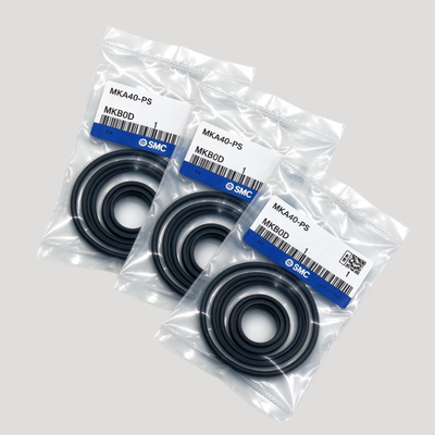 MKB/MKA40-PS حزمة إصلاح الختم لـ SMC MK Series Rotary Swing Clamp سلندر الهواء يحتوي على عصا الختم وحلقة الارتداء للورشة في الخدمة الميدانية
