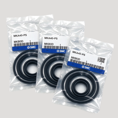 حزمة استبدال مانع تسرب أسطوانة SMC MKB/MKA63-PS، موانع تسرب مقاومة للضغط العالي تناسب أسطوانة مشبك التأرجح بقطر 63 مم لمحطة التثبيت الآلي للإصلاح
