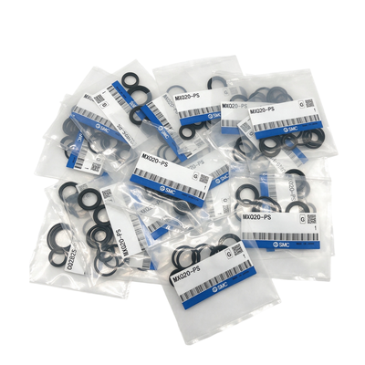 SMC MXQ8‑PS Pneumatic Slide Table Service Seal Kit Wear Resistant Sealing Components For Small Bore Double Acting Linear Slide Cylinder Overhaul And Air Leak Repair