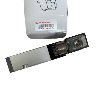 صمام الملف اللولبي المثبت على NAMUR IMI NORGREN VCB22C517A-AE219J G1/4 AC220V 5/2 صمام تحكم اتجاهي هوائي مفرد للمشغل