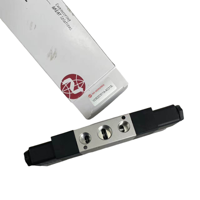G3/8 صمام القفل المزدوج المزدوج NORGREN VCB22C511A-AC213L 24VDC 5/2 صمام الاتجاه الهوائي لنظام النقل 1800 لتر / دقيقة التدفق