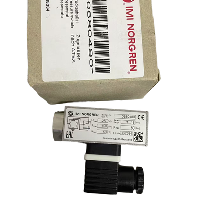 مفتاح ضغط NORGREN مقاوم للانفجار 0880480 بخيط G1/4 من 1 إلى 16 بار مفتاح تحكم بالضغط للمواقع الخطرة