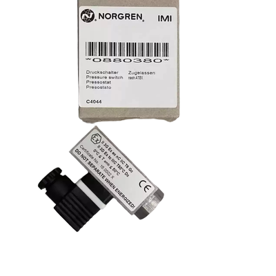مفتاح ضغط مقاوم للانفجار من 0.5 إلى 8 بار IMI NORGREN 0880380 بخيط G1/4 مفتاح قفل ضغط لخط أنابيب المواد الكيميائية