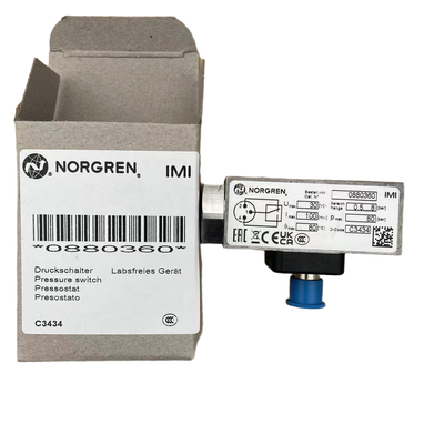 NORGREN 0880360 Pressure Switch G1/4 Thread Pneumatic Pressure Detecting Switch for Automation System