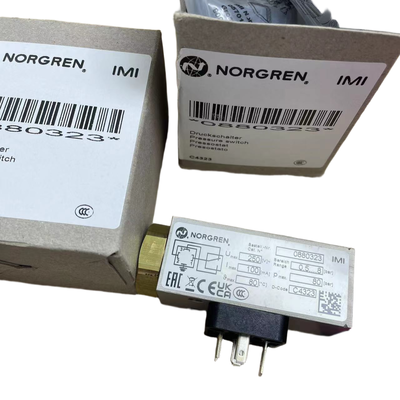 مفتاح ضغط G1/4 0.5-8 بار NORGREN 0880323 مراقب ضغط لخط أنابيب سائل آلة الأداة