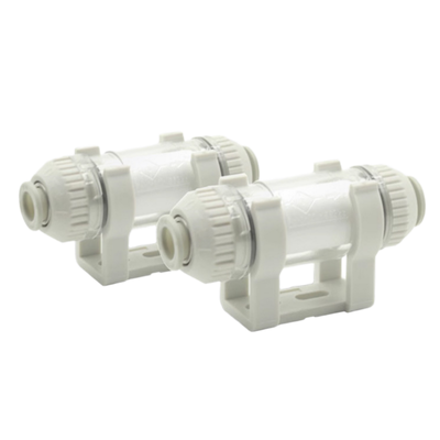 فلتر شفط هوائي SMC ZFC200-08B موصل دفع بلمسة واحدة نطاق تشغيل 100kPa-1.0MPa استبدال عنصر خالٍ من الأدوات لدارة تفريغ روبوتية لالتقاط ووضع