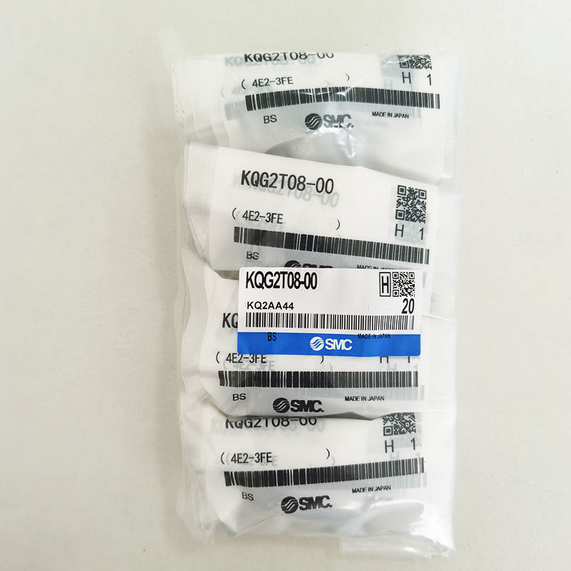 SMC KQG2T08-00 أنابيب الهواء ملحقة ملحقة ذات لمسة واحدة ملحقات هوائية O.D 8mm
