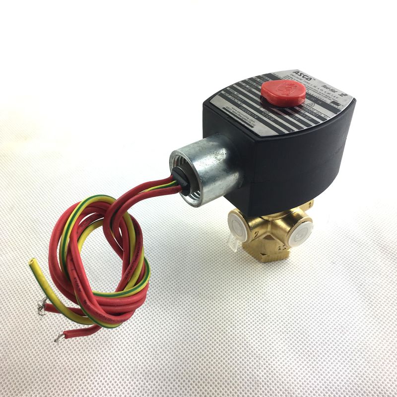 ASCO SCB320B174.230/50 NPT1 / 4 3 / 2 جسم النحاس العالمي NBR سلسلة 320 الصمامات الكهربائية المتحركة مباشرة