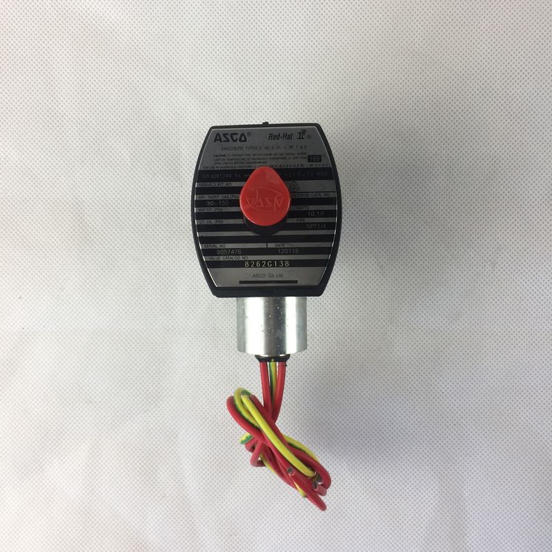 ASCO 8262G138 الخدمة العامة 1/4" مفتوح عادة 2/2 طريق واحد صمام المولينود