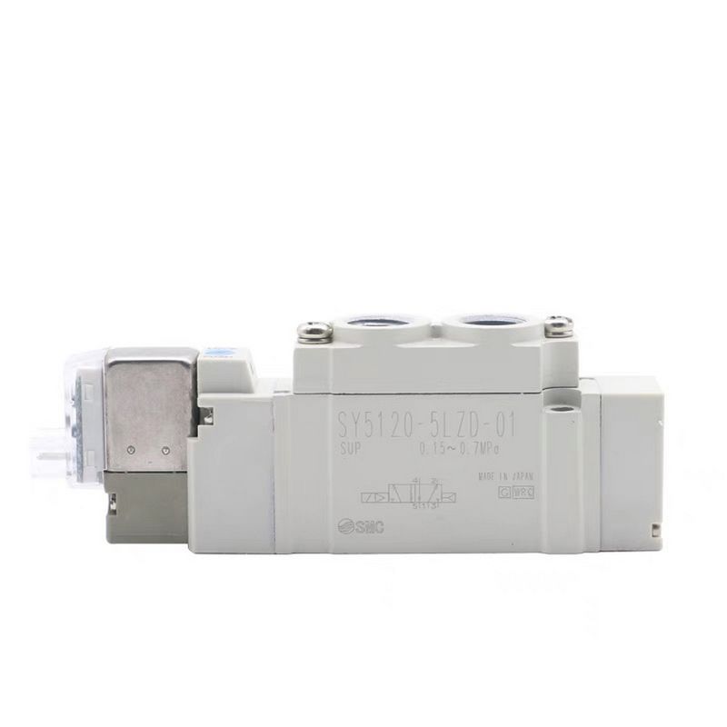 الصمام الكهربائي SY5120-5LZD-01 SMC2 موقف واحد DC24V حجم منفذ 1/8 خيط أنابيب