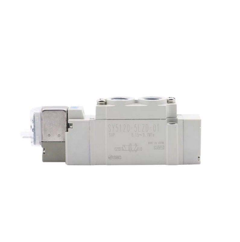 حجم الميناء Ø6 SY3420-6LZD-C6 SMC صمام المولينويد الرئوي3 مركز العادم DC12V