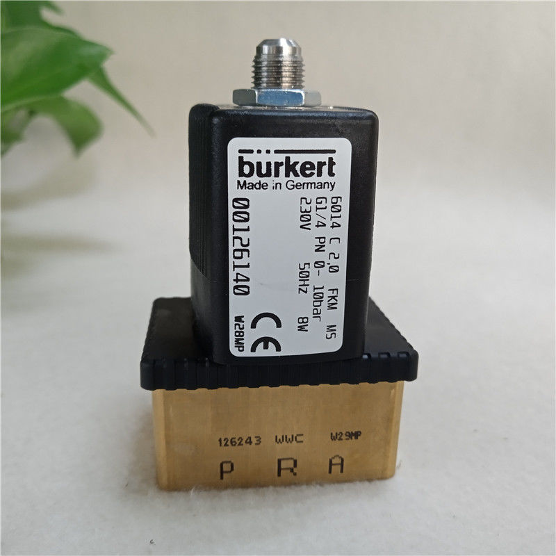 صمام بوركرت 6014C 2.0 FKM G1/4 PN 0-10bar 230V 00126140