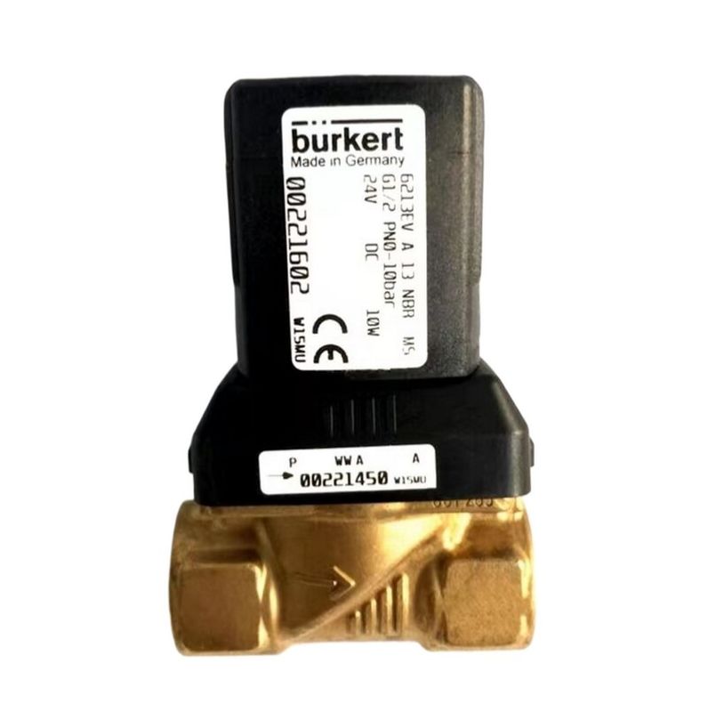 00308506 BURKERT صمام الكهربائي G1 2/2 مغلق بشكل طبيعي 25 فتحة تدفق FKM مغلقة جسم صمام نحاس 8W 1-32bar