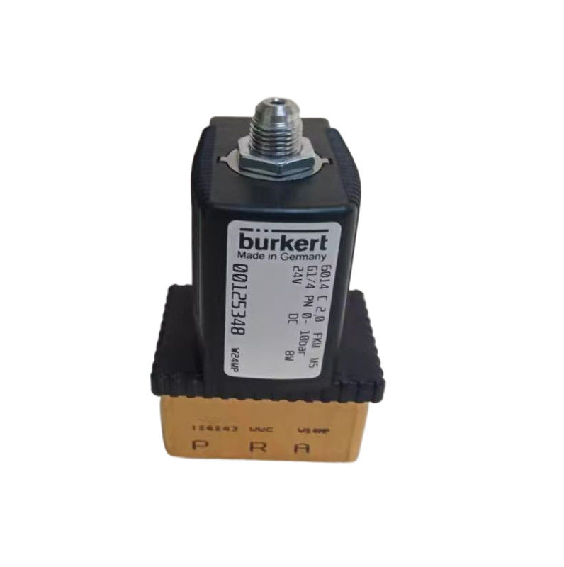 00301170 BURKERT 5404 G1/2 2/2 مفتوح بشكل طبيعي 12 فتحة تدفق FKM (الفلور) جسم صمام النحاس المغلق AC24V 8W 1-32bar