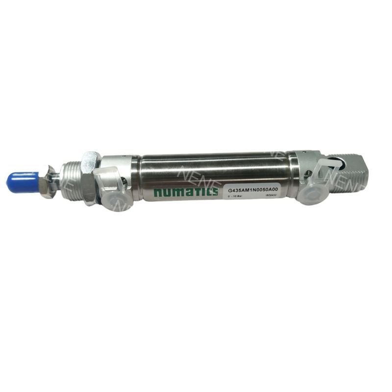 NUMATICS G435AGSN0010A00 ASCO أسطوانات دائرية مزدوجة المفعول بقطر 8 مم وشوط 10 مم M5 سلسلة ISO6432 G435