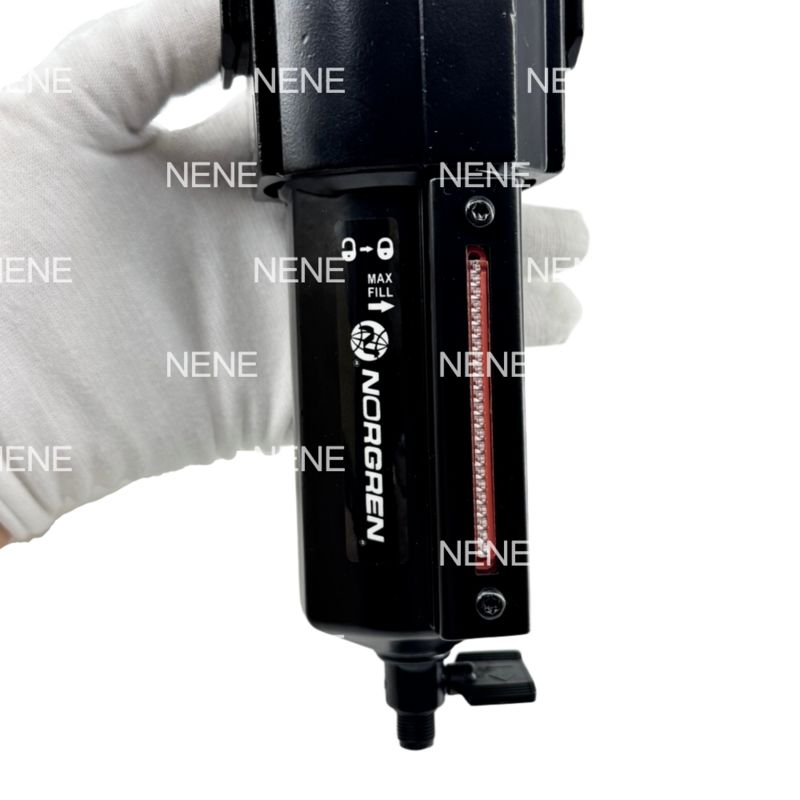 L74C-4GP-ETN Excelon زيت الضباب المزلق وعاء معدني مع مؤشر مستوى السائل مغلقة G1/2 نورغرن