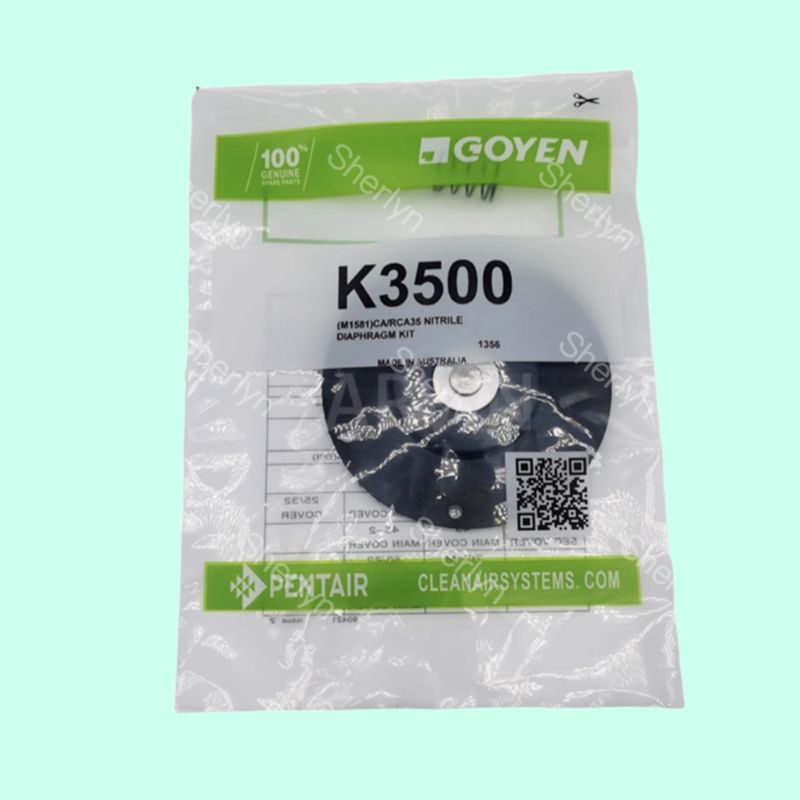 GOYEN 1.5 بوصة مجموعة إصلاح غشاء مطاط النتريل K3500 K3501 K3502 صمام نبضي كهرومغناطيسي R/CA35/40T
