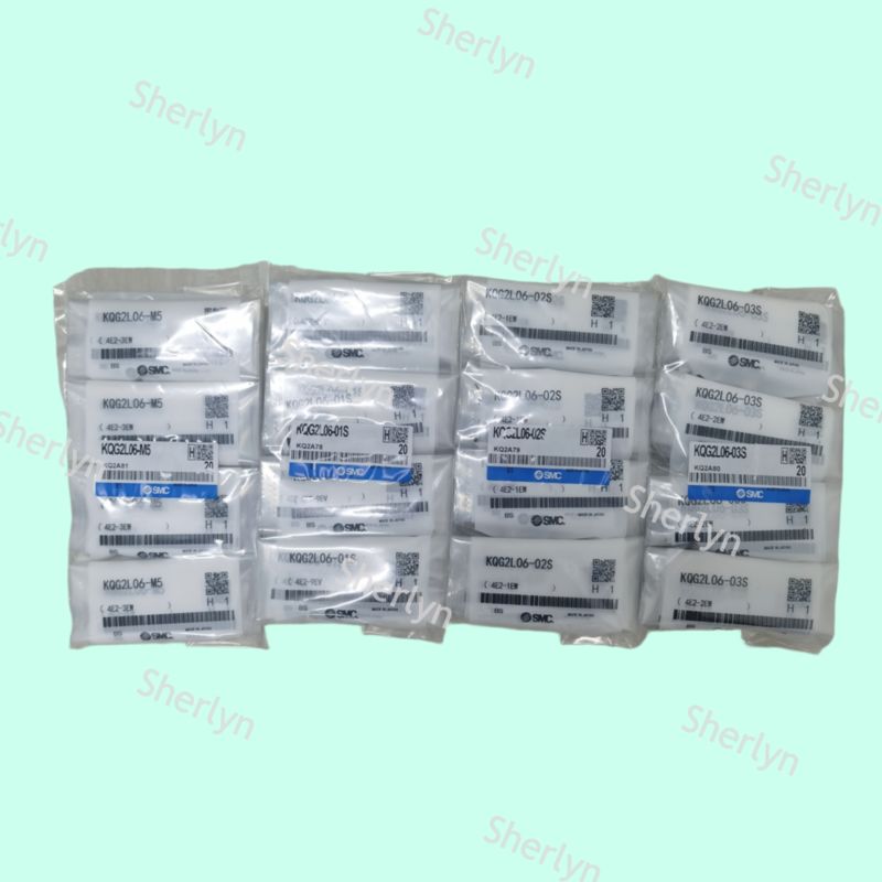 SMC KQG2L04-01S مرفق 90 درجة مع مواد الختم 316 الفولاذ المقاوم للصدأ 4 ملم X R1/8