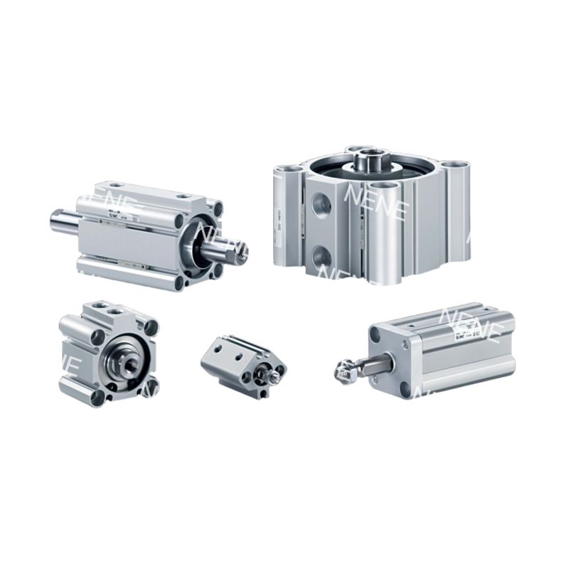 CQ2A12-10DM أسطوانة SMC مضغوطة مزدوجة الفعل قضيب واحد أسطوانة 12 أسطوانة قطرها 10 شوط