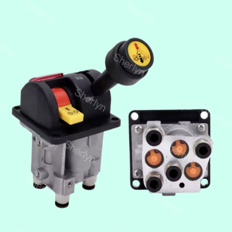 BKQF34-B 14750650H 4 حفرة شاحنة القمامة المطاطية المقبض صمام M6 مغلق صمام التحكم الهيدروليكي شاحنة القمامة