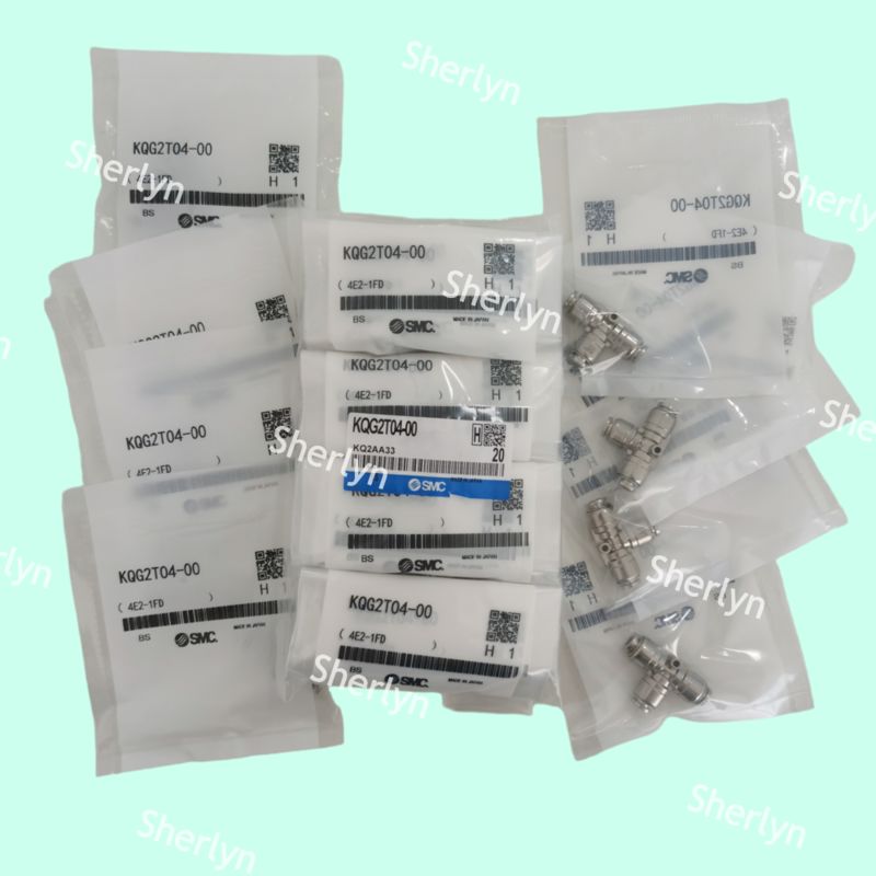 المفاصل من الصلب المقاوم للصدأ SMC KQG2T04-00 KQG2T Series One Touch Fitting 4E2-1FD/KQ2AA33
