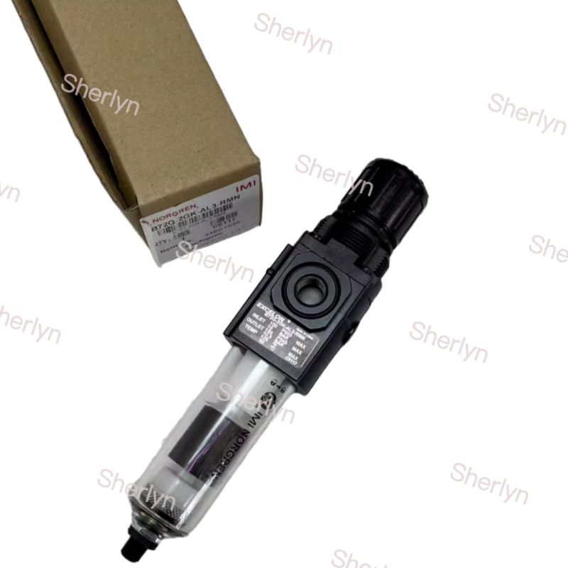 صمام تخفيض ضغط المرشح من سلسلة Norgren B72G مقاس 1/4 بوصة PTF B72G-2GK-AL1-RMN