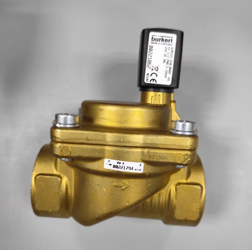 00221862 6281EV الصمام الكهربائي DN40 BURKERT G1 1/2 2/2 مغلق عادة