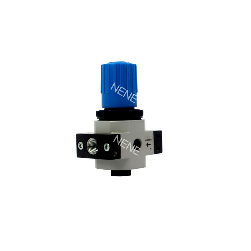 LR-1/4-D-7-MINI 162583 منظم الضغط فيستو G1/4 1600L/min 0.5-7bar الزنك الصب الصبغ المتحرك مباشرة الحجاب الحاجز مع مقياس الضغط