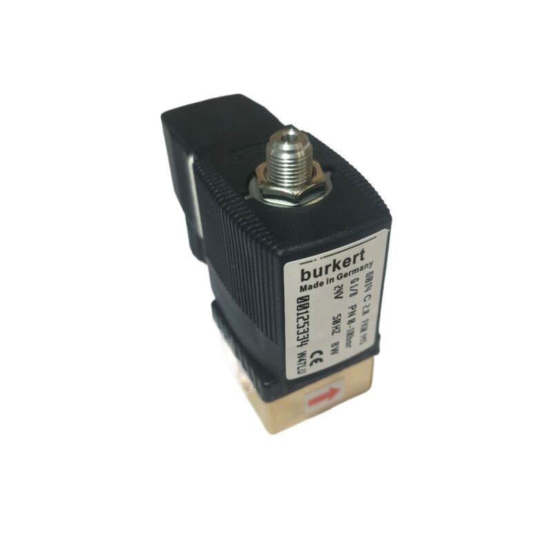 صمام التشغيل الصناعي المباشر 00126091 ، Burkert 6013 النموذج ، التصميم المغلق عادة ، 3.0mm ثقب ، اتصال G1 / 8 ، 24VDC ، 0-6bar مع FKM الحجاب