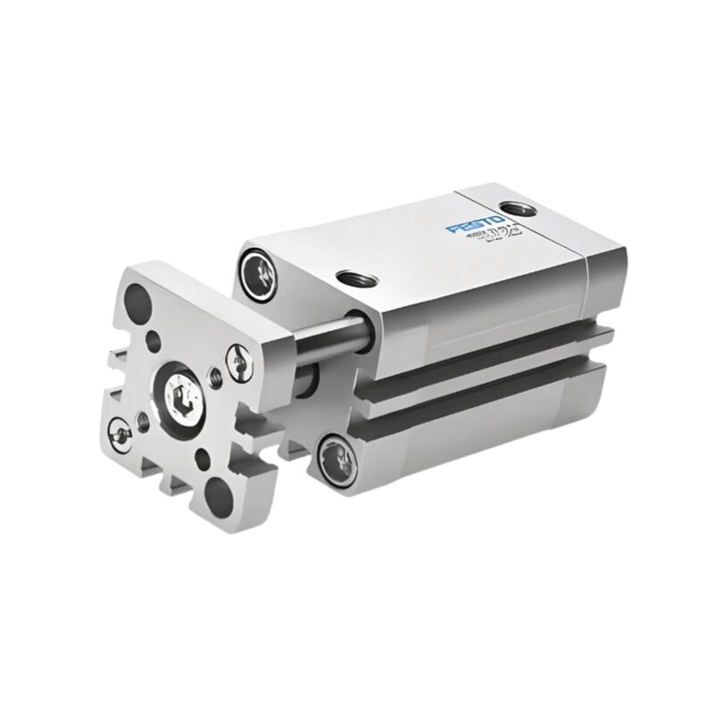 أسطوانة مضغوطة مزدوجة التصرف مع عصا توجيه Festo ADNGF-12-10-P-A ، 12mm ثقب 10mm ضربة
