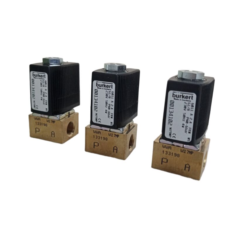 سلسلة 6281 BURKERT 00221884 G1 صمام سولينويد 2/2 NC للتحكم في الأنابيب المتوسطة