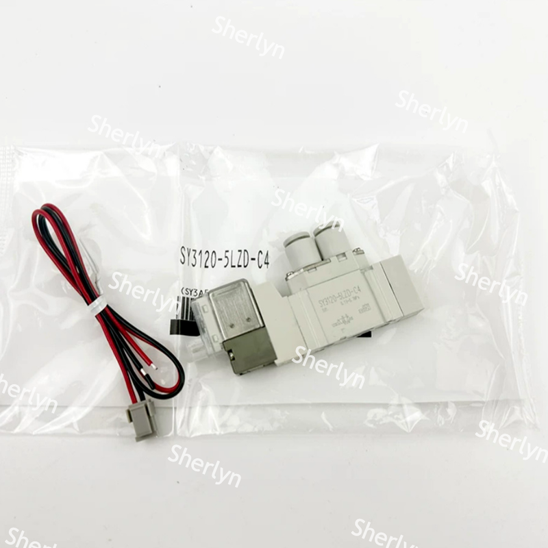 M5 خيط Bistable ثنائي الملف الطيار صمام سولينويد SMC SY3220-6LZD-M5 DC12V لمعدات توزيع SMT الدقة