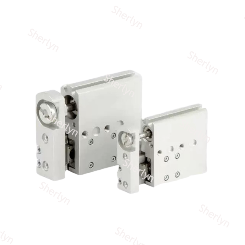 تصميم رقيق مضغوط FESTO SLF-6-30-P-A مزدوج التأثير سلندر الهواء المنزلق 6mm ثقب 20mm سكتة دماغية متوافقة أجهزة استشعار القرب المغناطيسية