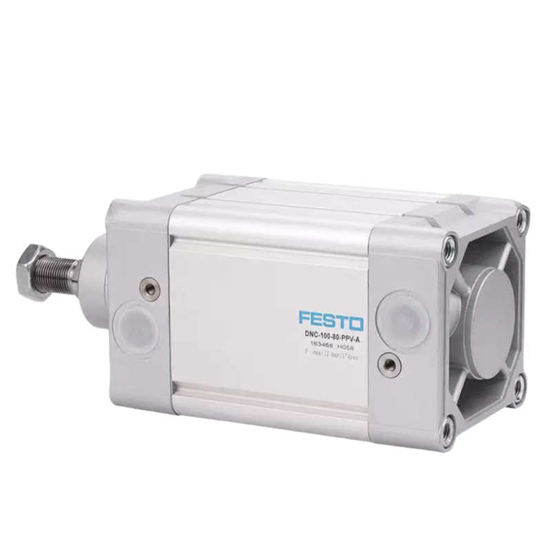 FESTO DNC32-25-PPV-A 163305 أسطوانة الهواء مزدوجة التأثير 32mm ثقب 25mm ضربة مع PPV وسادة قابلة للتعديل