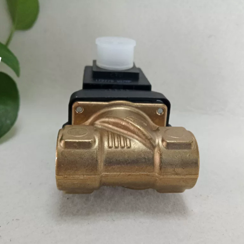 AC220V 8W Burkert الأصلي 00221605 6213 NC الصمام الكهربائي ، G1/2 منفذ 13 فتحة NBR الغسيل ، غطاء النحاس يعمل عند -10 °C إلى 80 °C 0-10bar