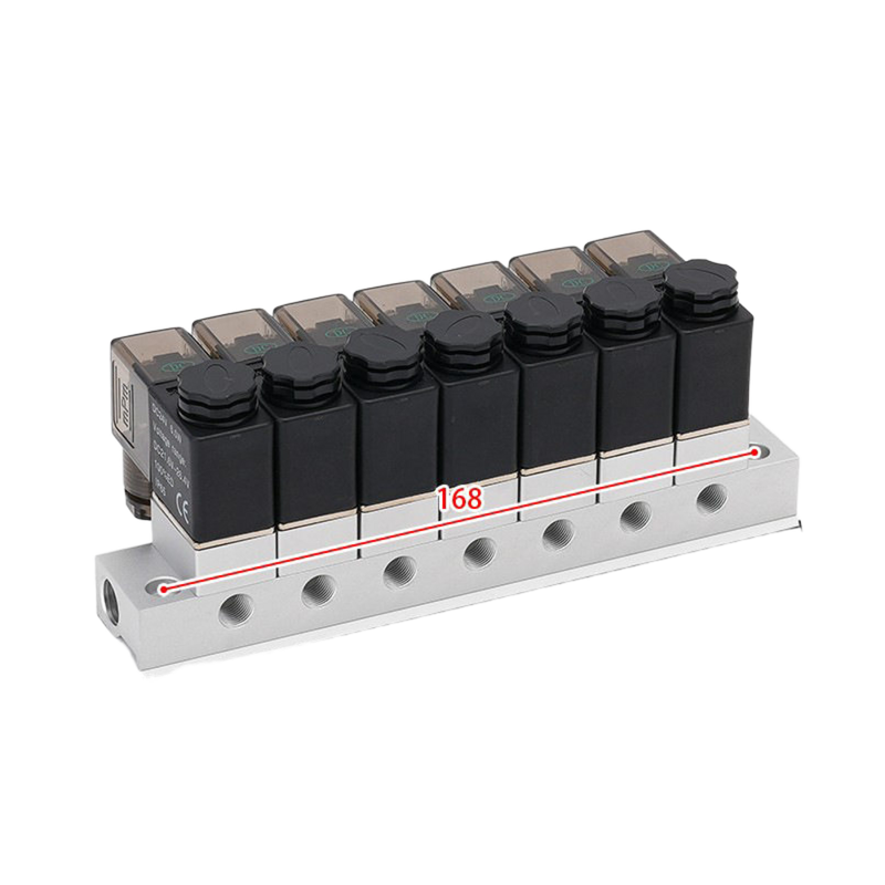 حلقة ختم FKM 1-Inlet-6-Outlet 2V025-06-6F مشعب صمام الملف اللولبي و2V025-06-7F 1-Inlet-7-Outlet
