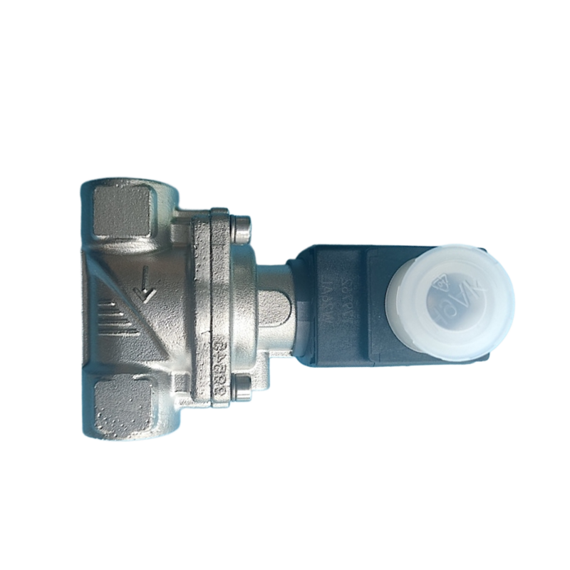 صمام الملف اللولبي الغشائي المؤازر Burkert 6281 ذو اتجاهين NC مزود بتجاوز يدوي، منفذ G1/4 G3/8، مانع تسرب FKM مقاوم للحرارة، هيكل من الفولاذ المقاوم للصدأ، فتحة 10 مم، 00323894 00323968 00323971 00323972